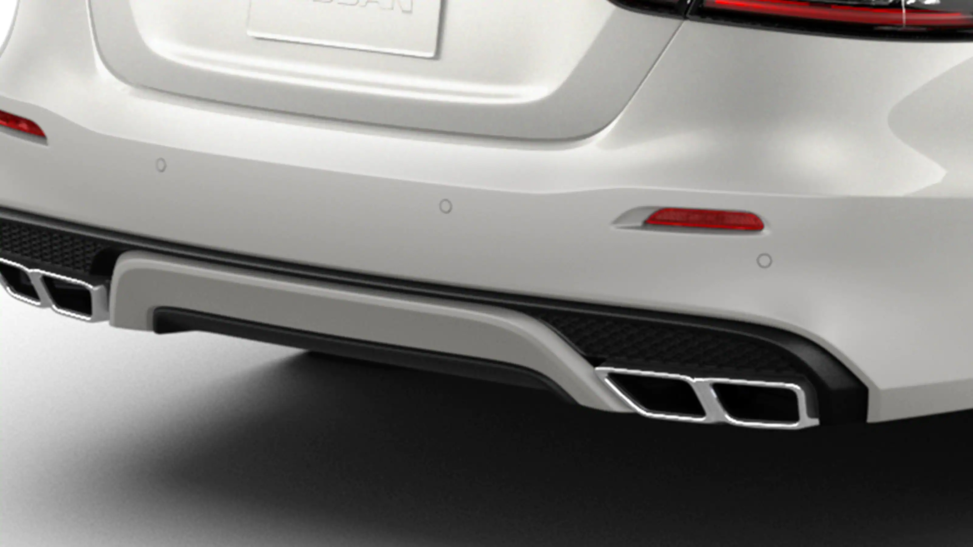 Nissan Maxima quad-tip exhaust finishers